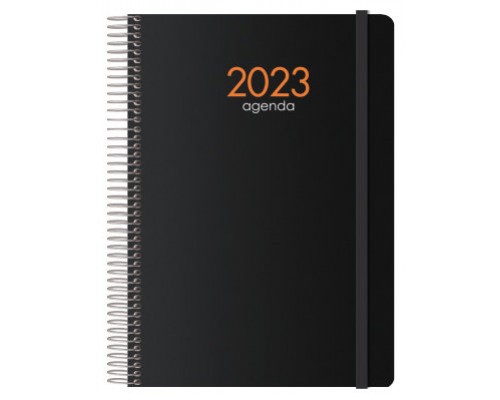 AGENDA 2025 SYNCRO SEMANA VISTA 15 X 21 CM NEGRO DOHE 11622 - 25 (Espera 4 dias)